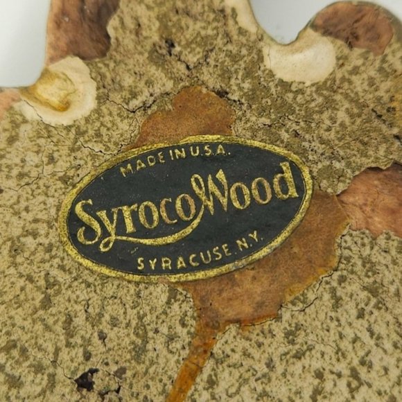 Vint Syroco Wall Mirror Rectangle Gold Ornate Carved Wood MC Hollywood USA 21.5" - Picture 2 of 15